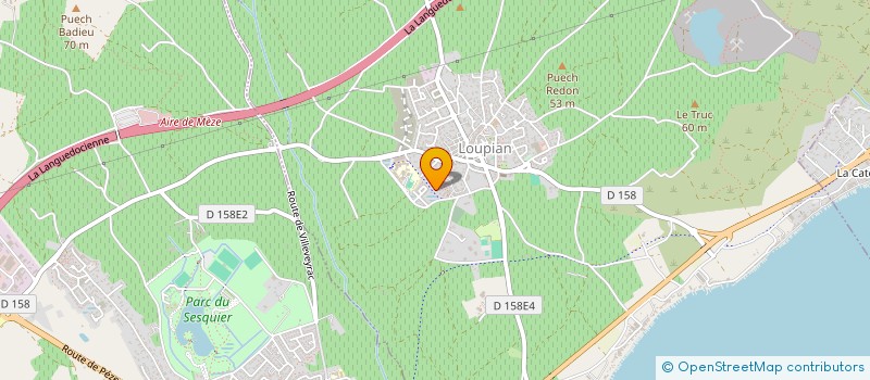 localisation de l'entreprise MONSIEUR ROMAIN BONNET  LOUPIAN