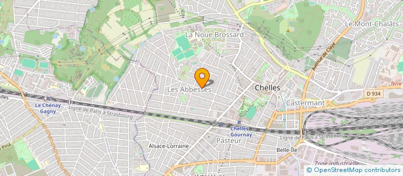 localisation de l'entreprise MONSIEUR ROMAIN BONVALLET à CHELLES