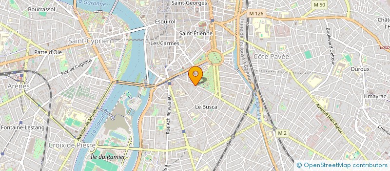 localisation de l'entreprise MONSIEUR ROMAIN BONZOM  TOULOUSE