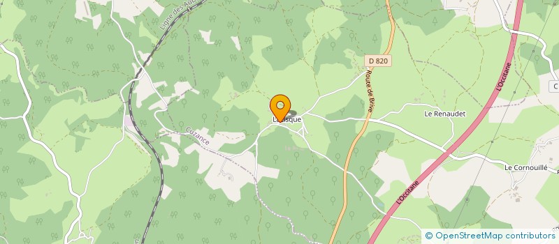 localisation de l'entreprise MONSIEUR ROMAIN BORDES  CUZANCE