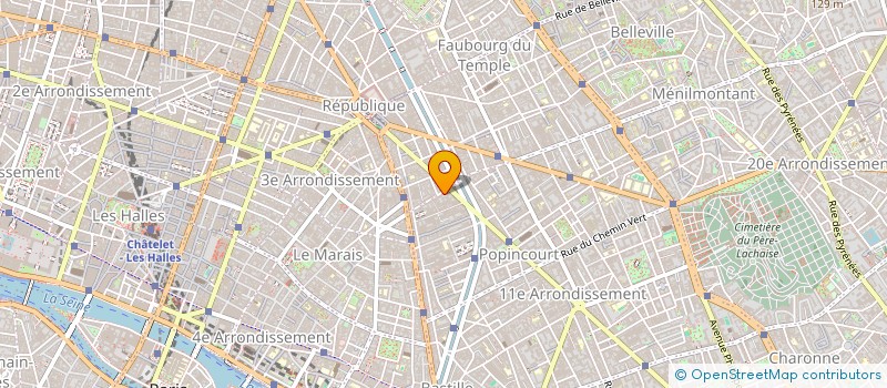 localisation de l'entreprise MONSIEUR ROMAIN BORGNINO  PARIS