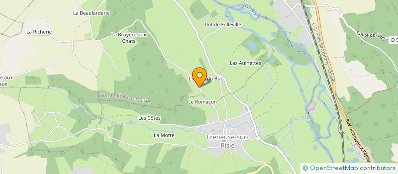 localisation de l'entreprise MONSIEUR ROMAIN BOUCACHARD à CAMPIGNY