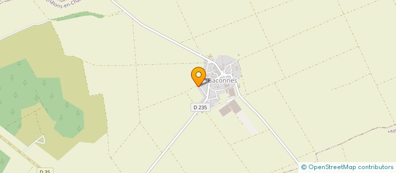 localisation de l'entreprise MONSIEUR ROMAIN BOUCHER  BACONNES
