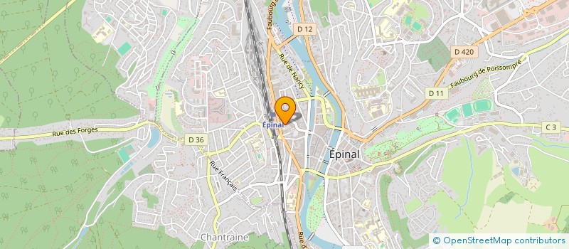 localisation de l'entreprise MONSIEUR ROMAIN BOUCHER  EPINAL