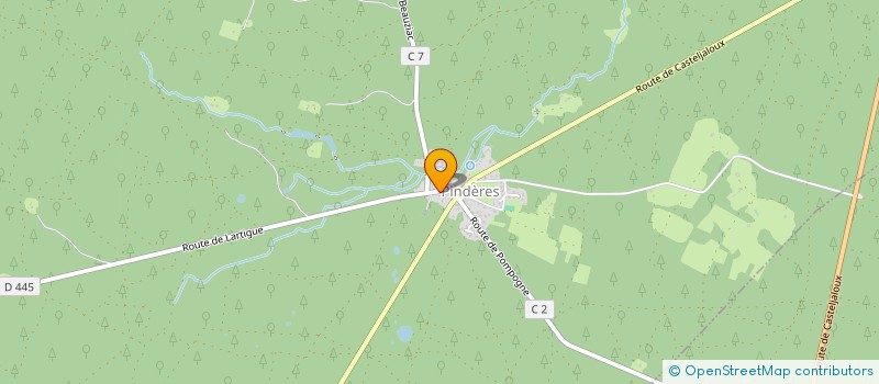 localisation de l'entreprise MONSIEUR ROMAIN BOUCHERES  POUSSIGNAC