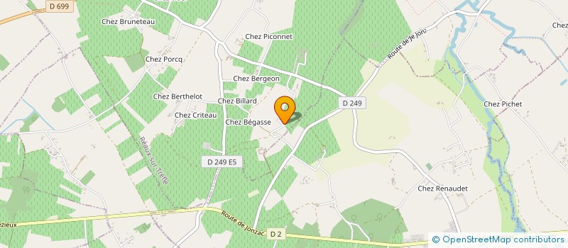 localisation de l'entreprise MONSIEUR ROMAIN BOUCHET  REAUX SUR TREFLE