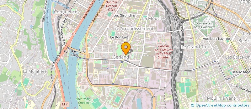 localisation de l'entreprise MONSIEUR ROMAIN BOUCHET-BERT-MANOZ  LYON