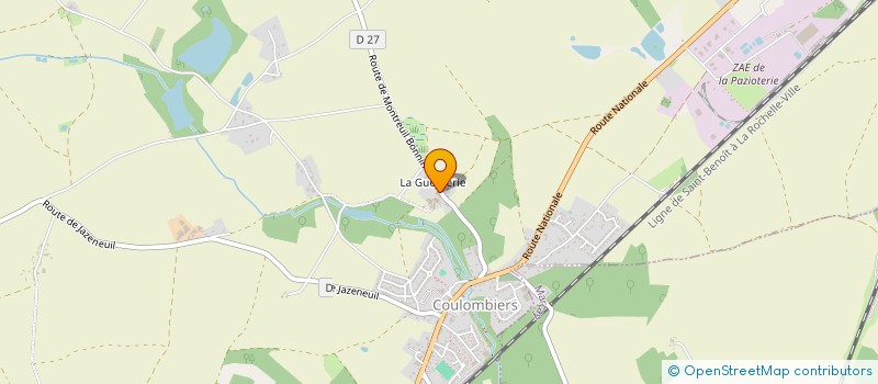 localisation de l'entreprise MONSIEUR ROMAIN BOUCQ  COULOMBIERS