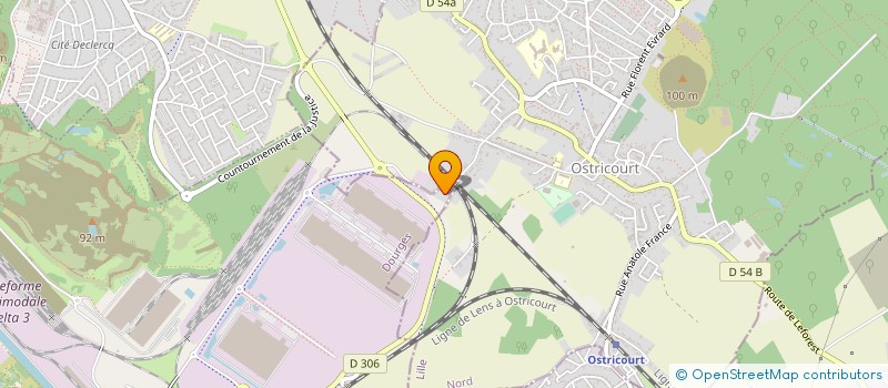 localisation de l'entreprise MONSIEUR ROMAIN BOUDAOUD  OSTRICOURT