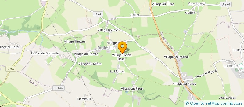 localisation de l'entreprise MONSIEUR ROMAIN BOUDET à BRAINVILLE