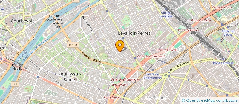 localisation de l'entreprise MONSIEUR ROMAIN BOUIE à LEVALLOIS-PERRET