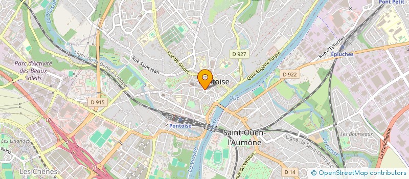 localisation de l'entreprise MONSIEUR ROMAIN BOUILLIANT  PONTOISE