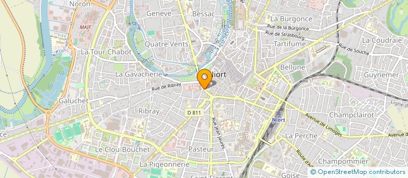 localisation de l'entreprise MONSIEUR ROMAIN BOULIER à NIORT