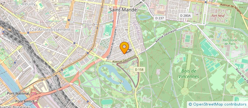 localisation de l'entreprise MONSIEUR ROMAIN BOULLERY à SAINT-MANDE