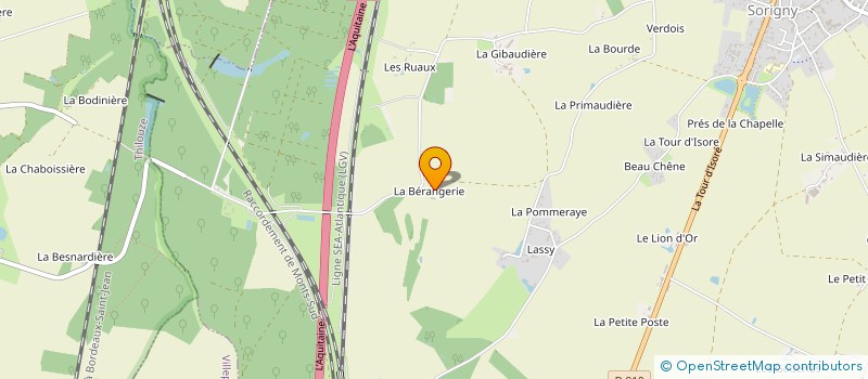 localisation de l'entreprise MONSIEUR ROMAIN BOULOIZEAU  SAINTE-MAURE-DE-TOURAINE