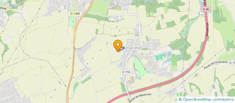 localisation de l'entreprise MONSIEUR ROMAIN BOULUD  SIMANDRES