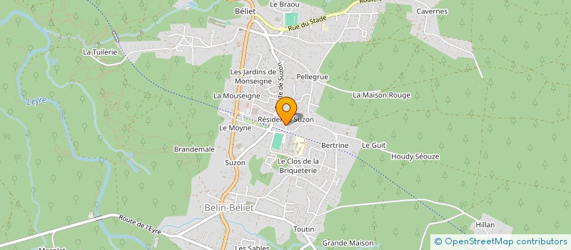 localisation de l'entreprise MONSIEUR ROMAIN BOURDET  BIGANOS