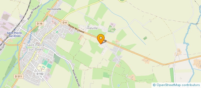 localisation de l'entreprise MONSIEUR ROMAIN BOURDET  SAINT-PIERRE-EN-AUGE