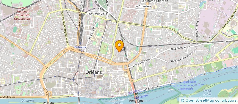 localisation de l'entreprise MONSIEUR ROMAIN BOURDOISEAU à ORLEANS