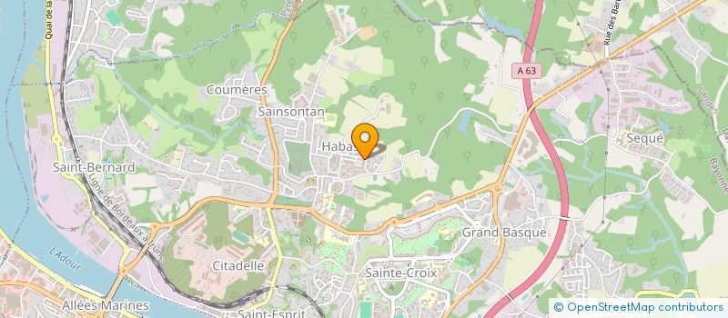 localisation de l'entreprise MONSIEUR ROMAIN BOURDON à BAYONNE