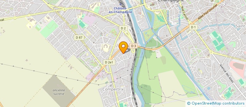 localisation de l'entreprise MONSIEUR ROMAIN BOURE  CHALONS-EN-CHAMPAGNE