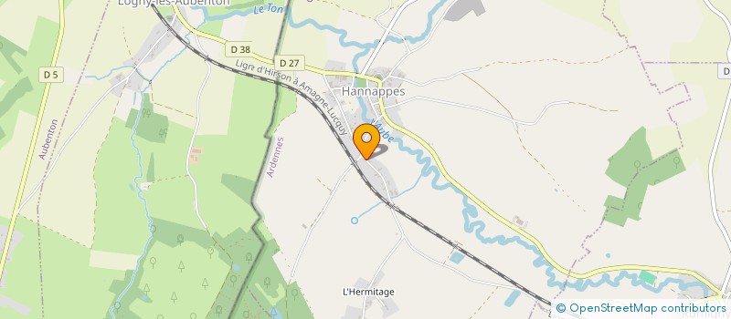 localisation de l'entreprise MONSIEUR ROMAIN BOURGEOIS  HANNAPPES