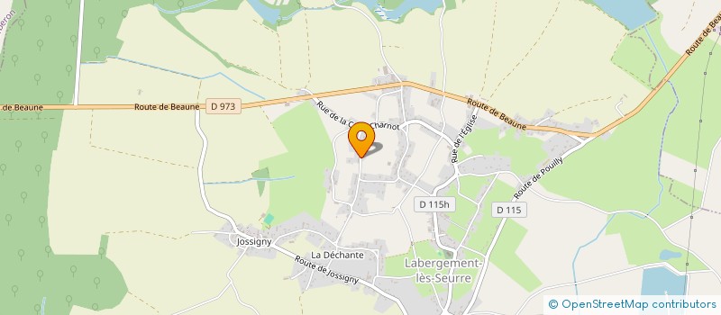 localisation de l'entreprise MONSIEUR ROMAIN BOURGEOIS  LABERGEMENT-LES-SEURRE