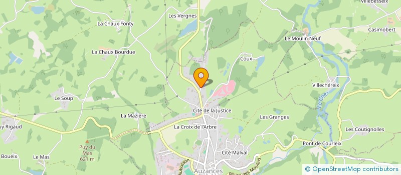 localisation de l'entreprise MONSIEUR ROMAIN BOURIQUET à AUZANCES