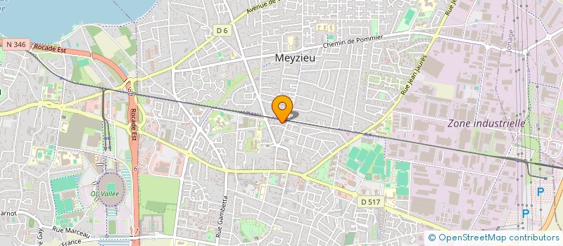 localisation de l'entreprise MONSIEUR ROMAIN BOURLIOUX  MEYZIEU