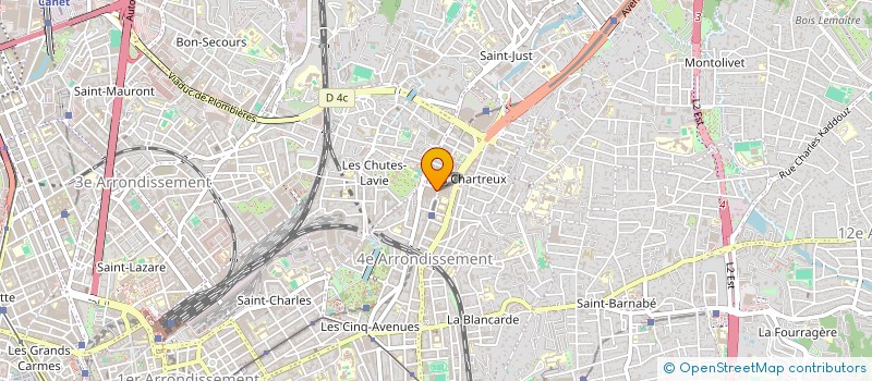 localisation de l'entreprise MONSIEUR ROMAIN BOURNAILLIE à MARSEILLE 4EME