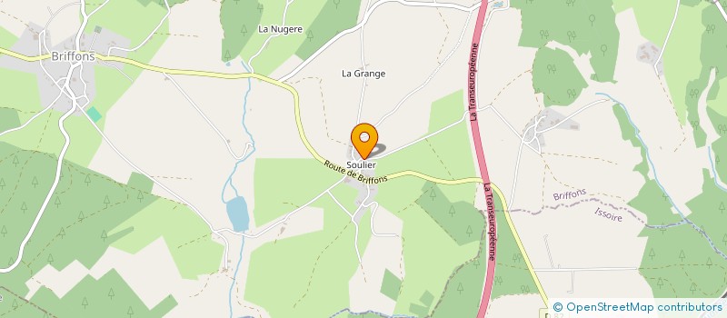 localisation de l'entreprise MONSIEUR ROMAIN BOUSCAUD  BRIFFONS