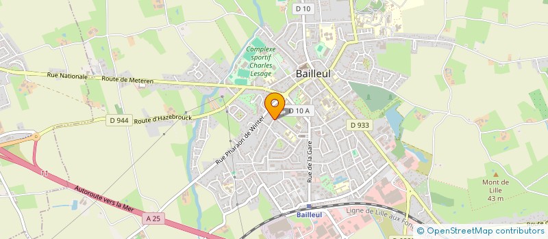 localisation de l'entreprise MONSIEUR ROMAIN BOUTEZ à BAILLEUL
