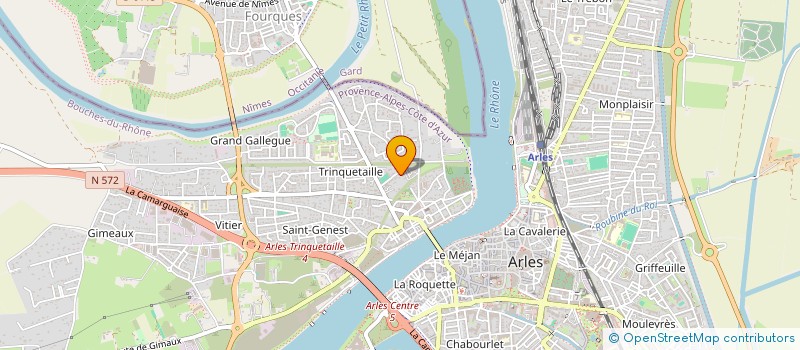 localisation de l'entreprise MONSIEUR ROMAIN BOUTILLIER  ARLES