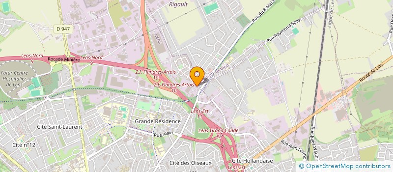 localisation de l'entreprise MONSIEUR ROMAIN BOUTON à LILLE