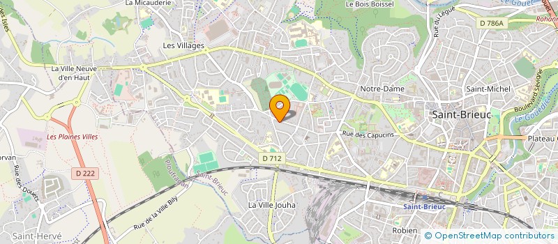 localisation de l'entreprise MONSIEUR ROMAIN BOUVIER à SAINT-BRIEUC