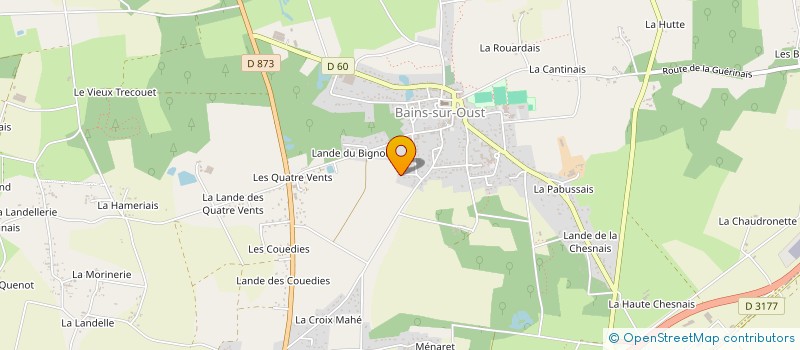 localisation de l'entreprise MONSIEUR ROMAIN BOUXIROT  BAINS-SUR-OUST