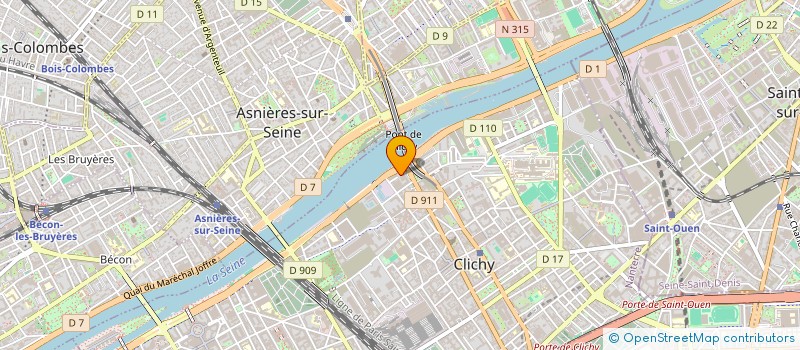 localisation de l'entreprise MONSIEUR ROMAIN BOUYE à CLICHY