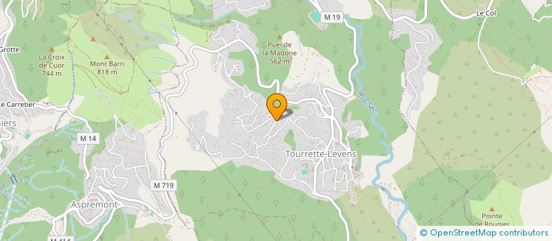 localisation de l'entreprise MONSIEUR ROMAIN BOVA  TOURRETTE-LEVENS