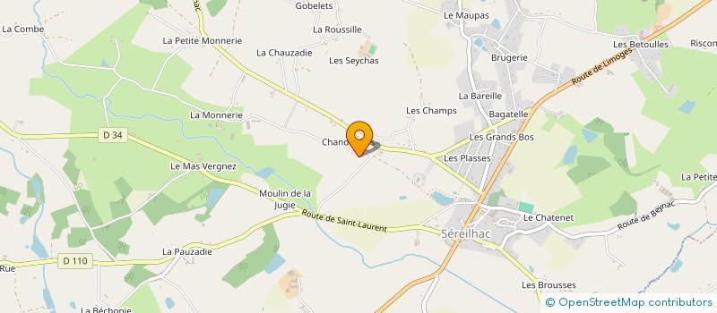 localisation de l'entreprise MONSIEUR ROMAIN BOYER à SEREILHAC