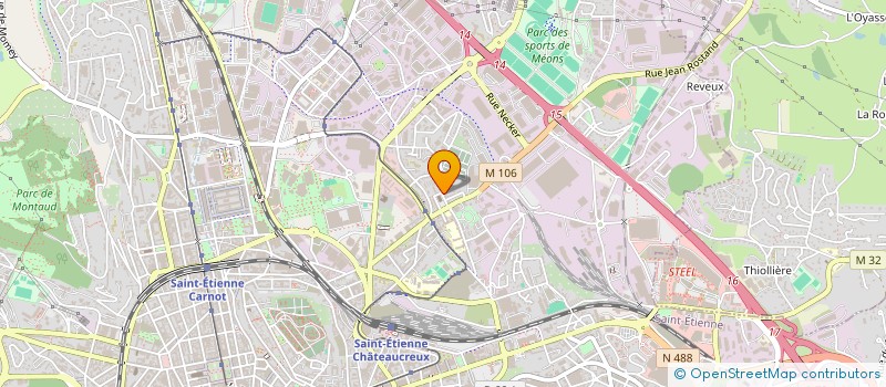 localisation de l'entreprise MONSIEUR ROMAIN BOYER  SAINT-ETIENNE