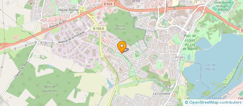 localisation de l'entreprise MONSIEUR ROMAIN BOYER à ANGERS