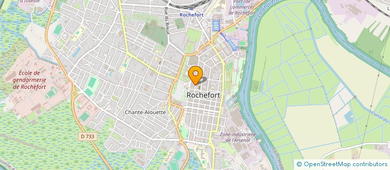 localisation de l'entreprise MONSIEUR ROMAIN BRANTHOME  ROCHEFORT