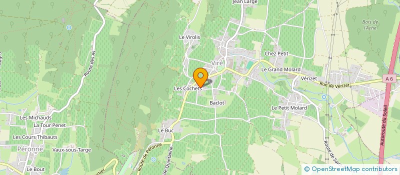 localisation de l'entreprise MONSIEUR ROMAIN BRAYARD  VIRE