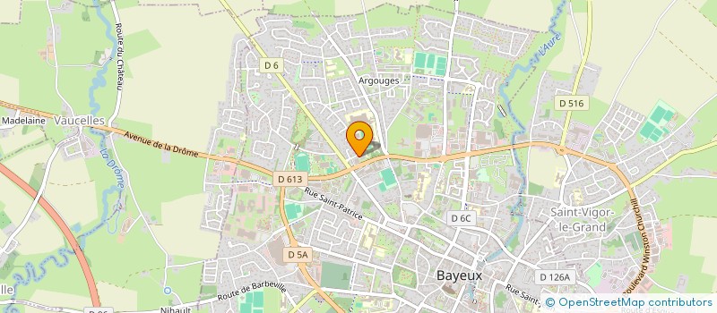 localisation de l'entreprise MONSIEUR ROMAIN BREGET  BAYEUX