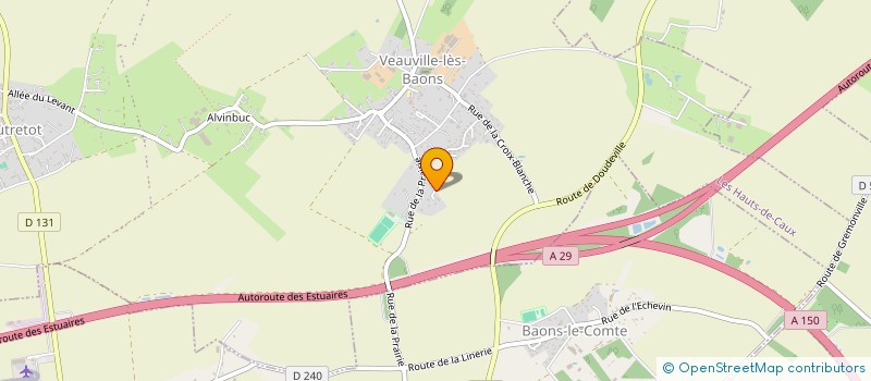 localisation de l'entreprise MONSIEUR ROMAIN BRETON  LES HAUTS-DE-CAUX