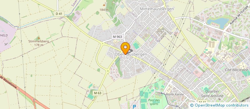 localisation de l'entreprise MONSIEUR ROMAIN BRICLOT  OBERHAUSBERGEN