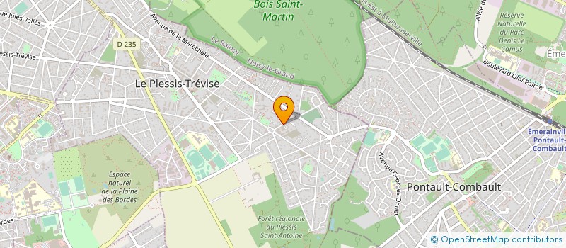 localisation de l'entreprise MONSIEUR ROMAIN BRIFFAULT à LE PLESSIS-TREVISE