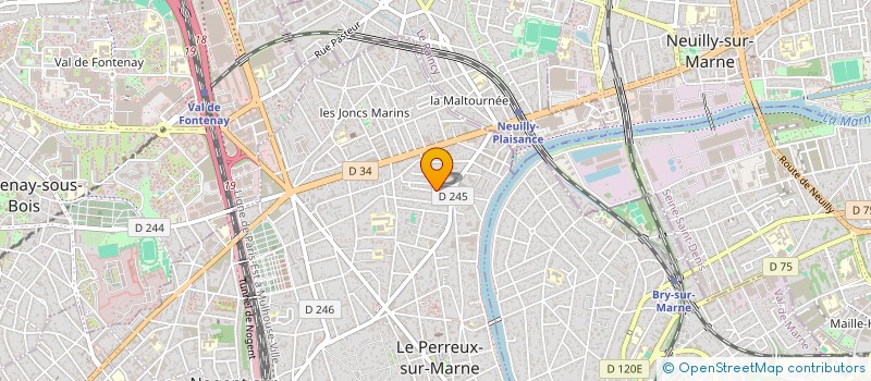 localisation de l'entreprise MONSIEUR ROMAIN BRIGNON à LE PERREUX-SUR-MARNE