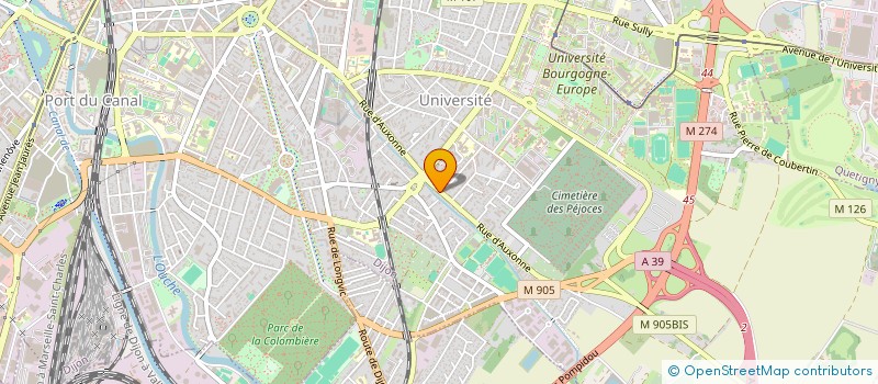 localisation de l'entreprise MONSIEUR ROMAIN BRILLIARD  DIJON