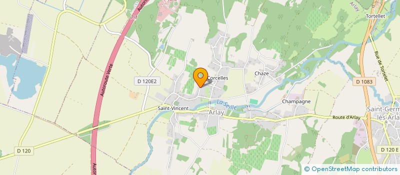 localisation de l'entreprise MONSIEUR ROMAIN BRISEBARD  ARLAY